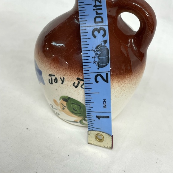 MA Joy juice ozarks moonshine corked whiskey jug sz 4 inch - Picture 7 of 7